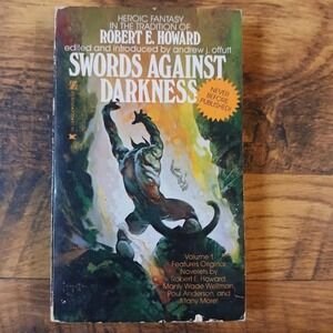 Swords Against Darkness 1 First Printing PB 1977 Frazetta Cover Robert E. Howard